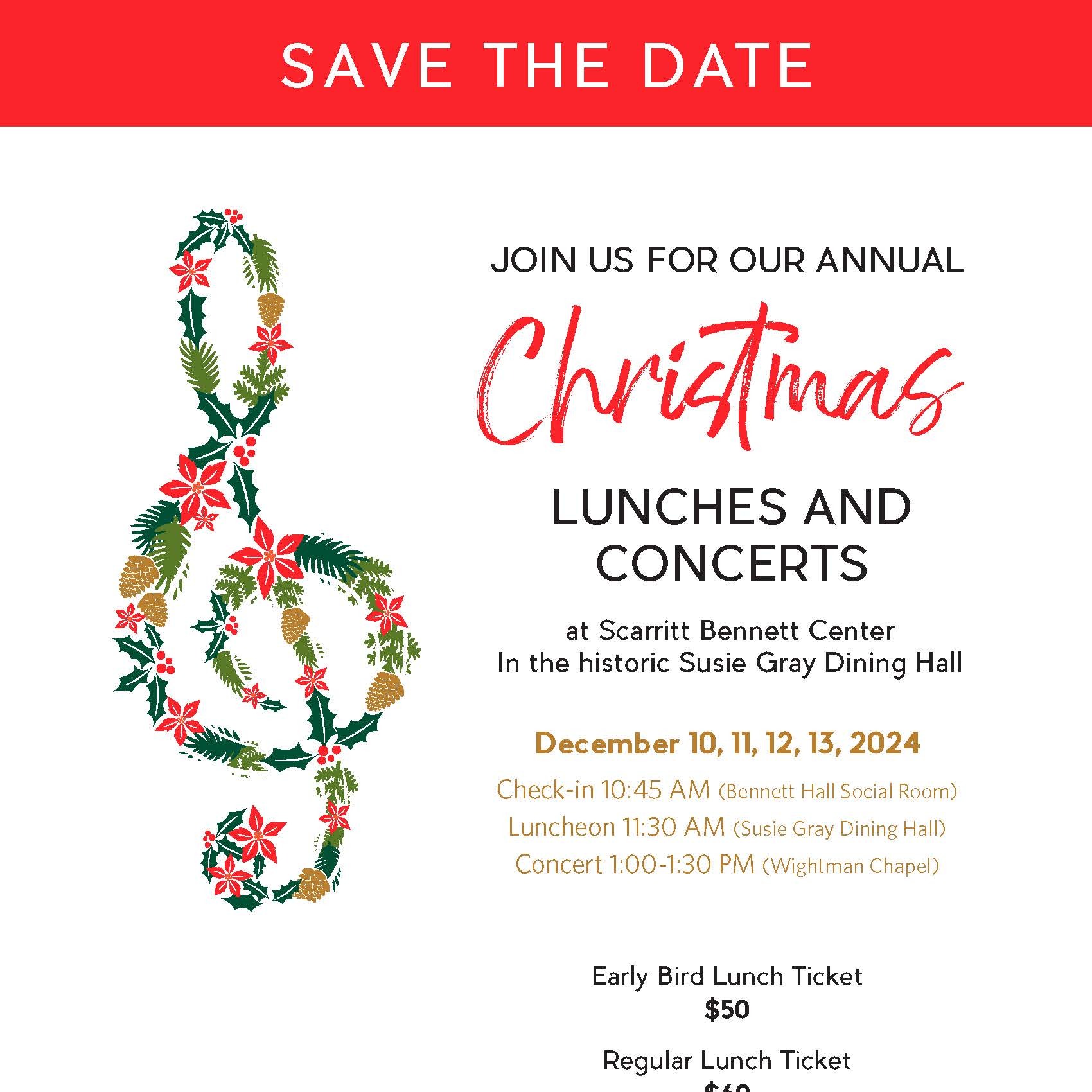 Scarritt Bennett Center Christmas Lunch & Concerts - logo