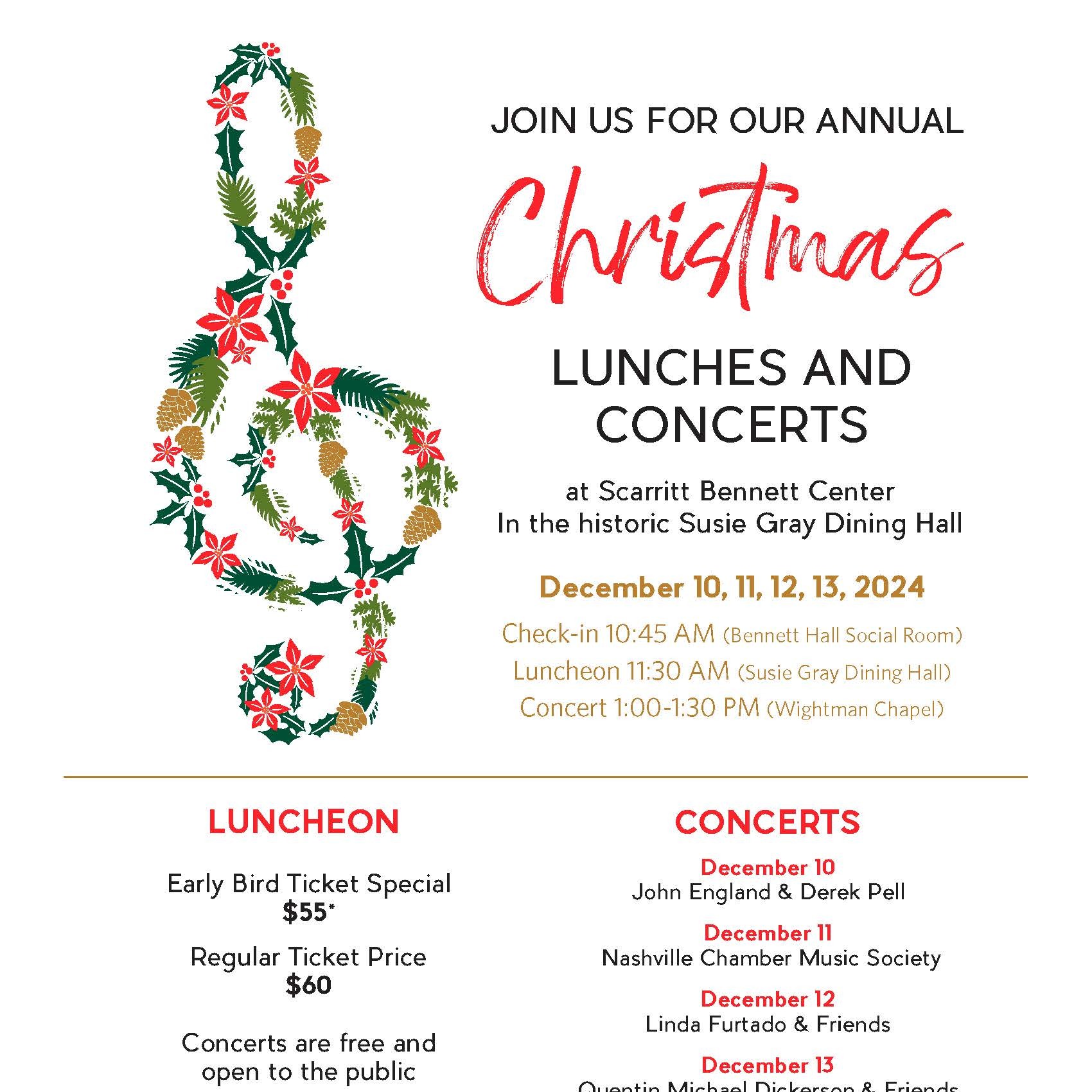 Scarritt Bennett Center Christmas Lunch & Concerts - logo